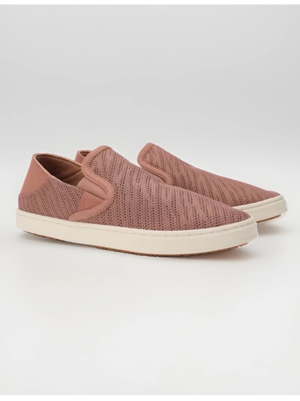 Olukai Pehuea Slip-On Shoes Women’s 8 US 38.5 EU Cork Pink Mauve Sneakers READ